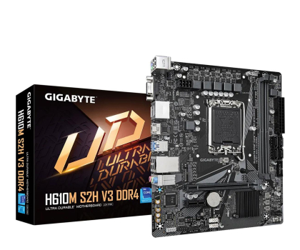 Płyta główna GIGABYTE Płyta główna H610M S2H V3 DDR4 s1700 2DDR4 DP/HDMI M.2 mATX